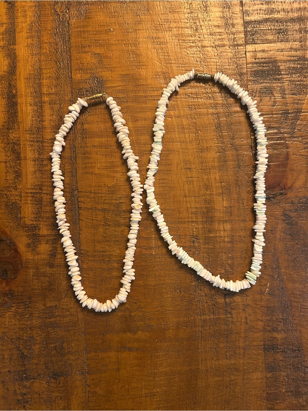 Delicate White Shell Bead Necklace - Women's Jewelry